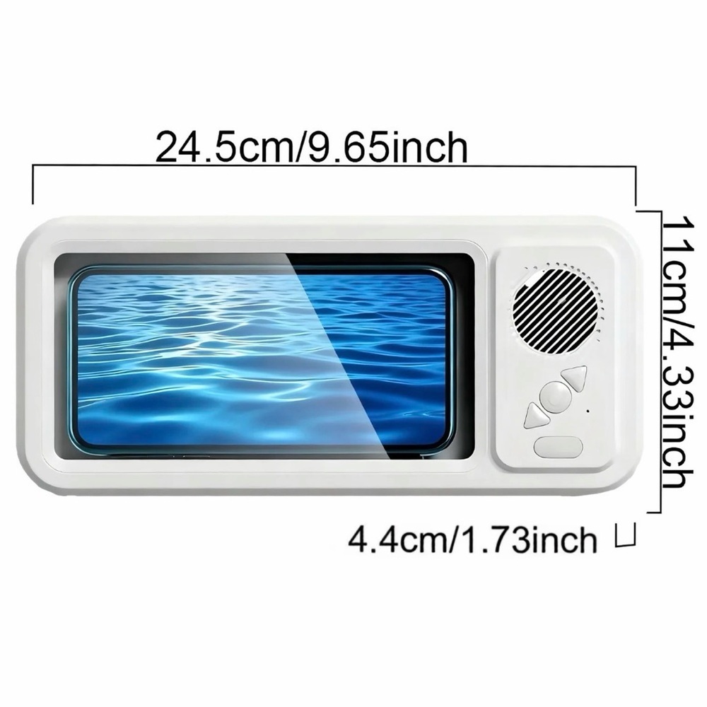 Bluetooth Speaker with Built-in Microphone - White - Picture 2 of 7